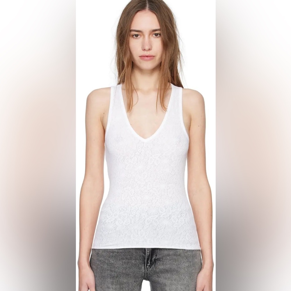 rag & bone White Tank